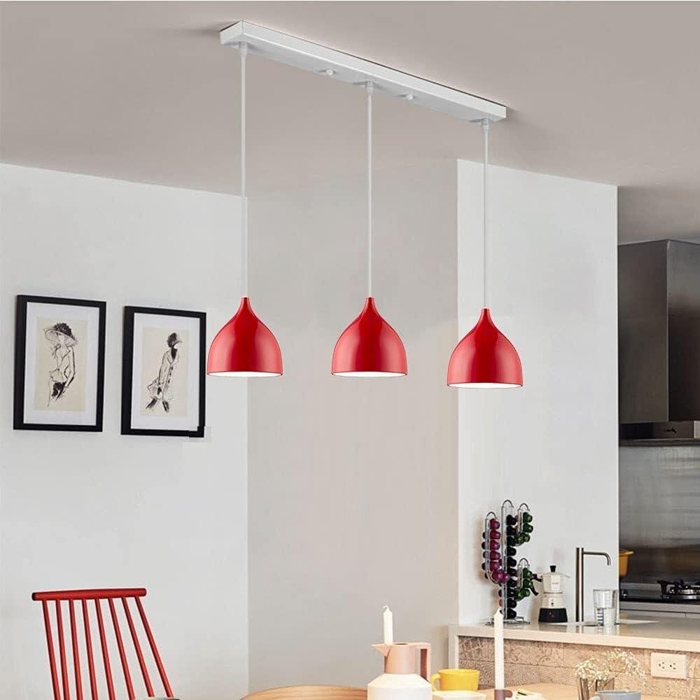 SXECAEPS Modern creative chandelier Modern Metal Contemporary Ceiling Fixture Light, Retro Industrial Fixtures, E27 Interior Lighting for Kitchen Living Room Dining Bedroom (Color :