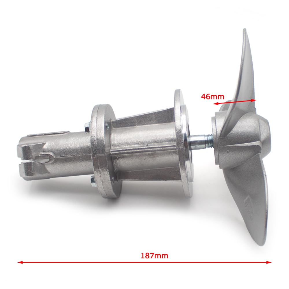 Cortacésped de Gasolina Diy-hélice de Barco Modificada-repuestos de Desbrozadora-booster General 7T/9T 26/28MM (26MM 9 dientes)