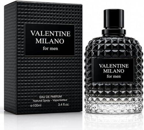 Image of Valentine Milano For Men Eau De Parfum 100ml | Long Lasting Men's Fragrance | Fresh Woody Aromatic Cologne | Luxury Masculine Perfume for Everyday Wear & Special Occasions