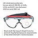 3M GoggleGear 500 Series GG501SGAF, Clear, Scotchgard Anti-fog Lens, 1 Pair