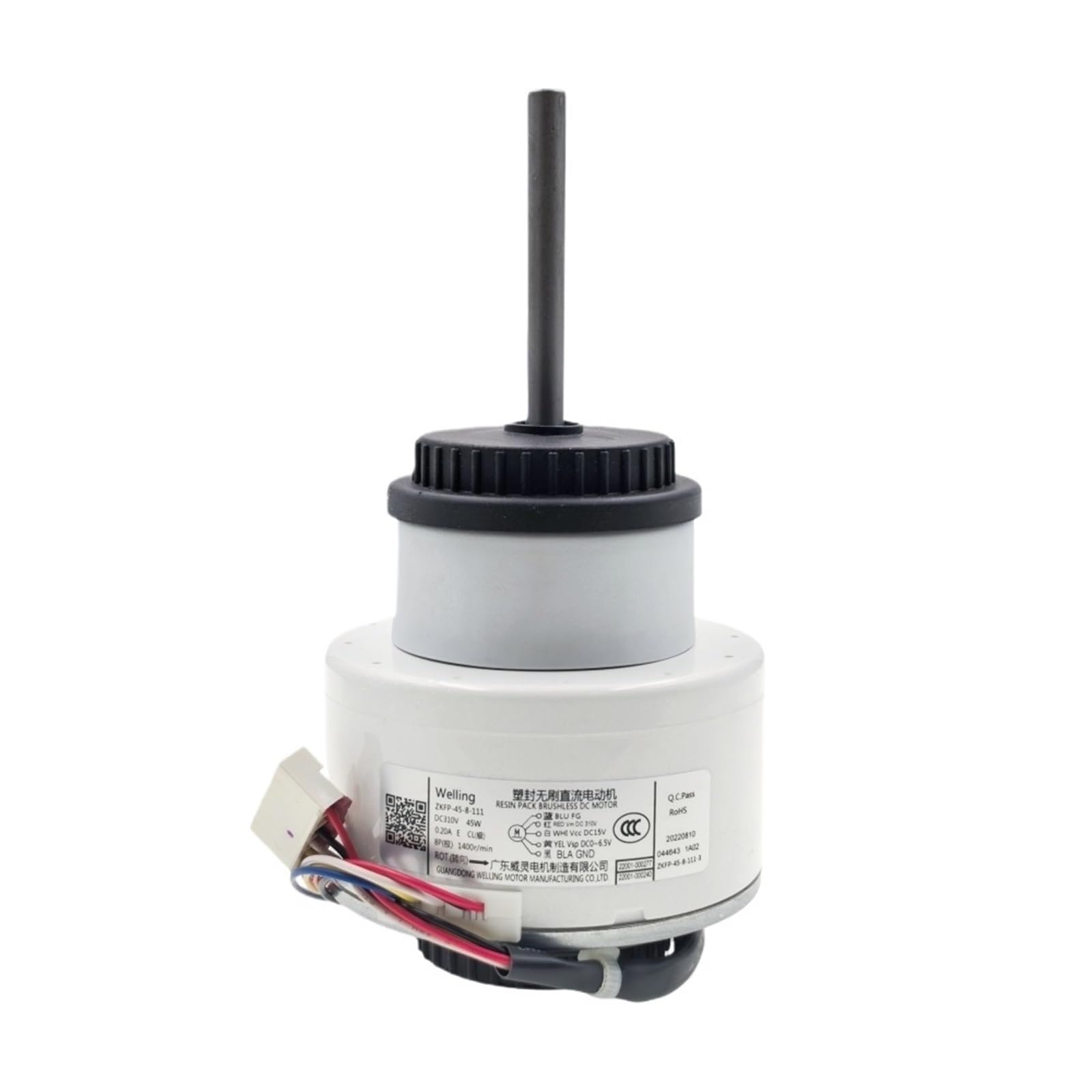 BONZMXDKHQ 1pcs ZKFP-45-8-111 DC310V 45W 1400r/min ZWK465B00501 Indoor Unit DC Fan Motor Air Conditioner Conditioning Spare Parts
