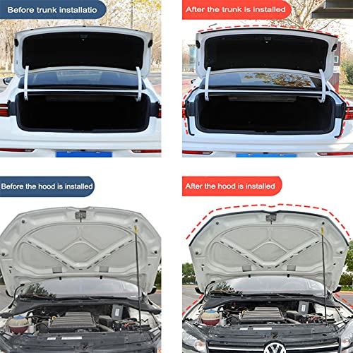 Seal Strip Big D-Shape Weatherstrip Door Seal 0.649" Height X 0.57" Width Automotive Window Door Soundproofing, Car Motor Auto Door Rubber Weather Stripping Hollow Black (20 Ft) #TOP3