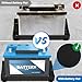 2 Pcs Battery Protector Mat, 8 X 12 Inches Battery Acid Absorber Mat, Anti Shock and Corrosion Mat for Battery, Anti Vibration Pads for Rvs, Cars, Boats and Trucks (2)