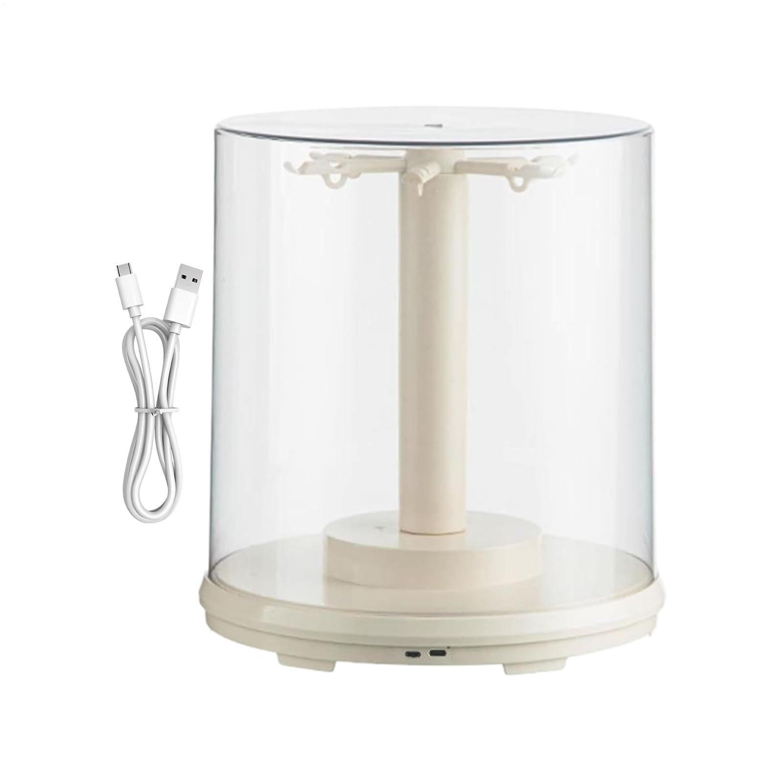 Sammelfiguren Vitrine Stapelbare Figuren Vitrine | Drehbare Vitrine für Puppen für Kinder, Mädchen, Jugendliche, Fans, Sammler, Freundin, Schlafzimmer, Nachttisch, Wohnzimmer