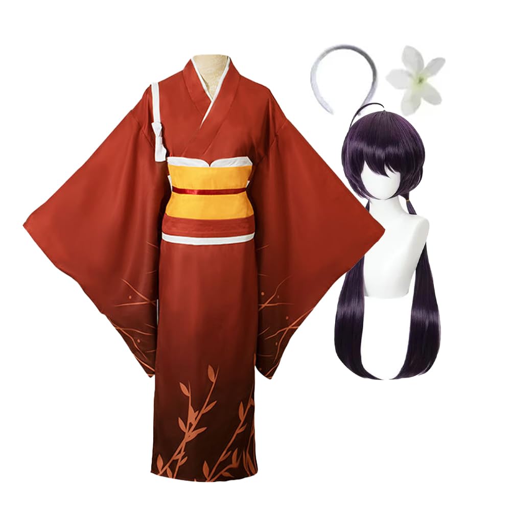 Xinchangda Izumi Kyouka Cosplay Costume Anime Izumi Kyouka Cosplay Uniform Set Full with Wig Suit Halloween Carnival Party Suit Role Play Costume