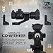 OZARK ARMAMENT Flip Up Iron Sights - BUIS Flip Up Sights Rail Mount Iron Sights - Front and Rear Flip Up Sight Set