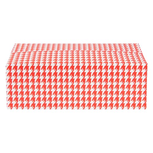 Image of Restaurantware Take Out Lunch Box 400 Count 71-Ounce Durable Paper Recyclable Container Red Leak-Proof Food Box Spill-Resistant Fast Top Closure Rectangular Hot Food Friendly