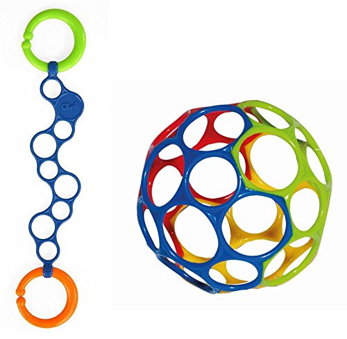 Oball Set Oball blau mit O-Link blau für Buben in blau rot grün