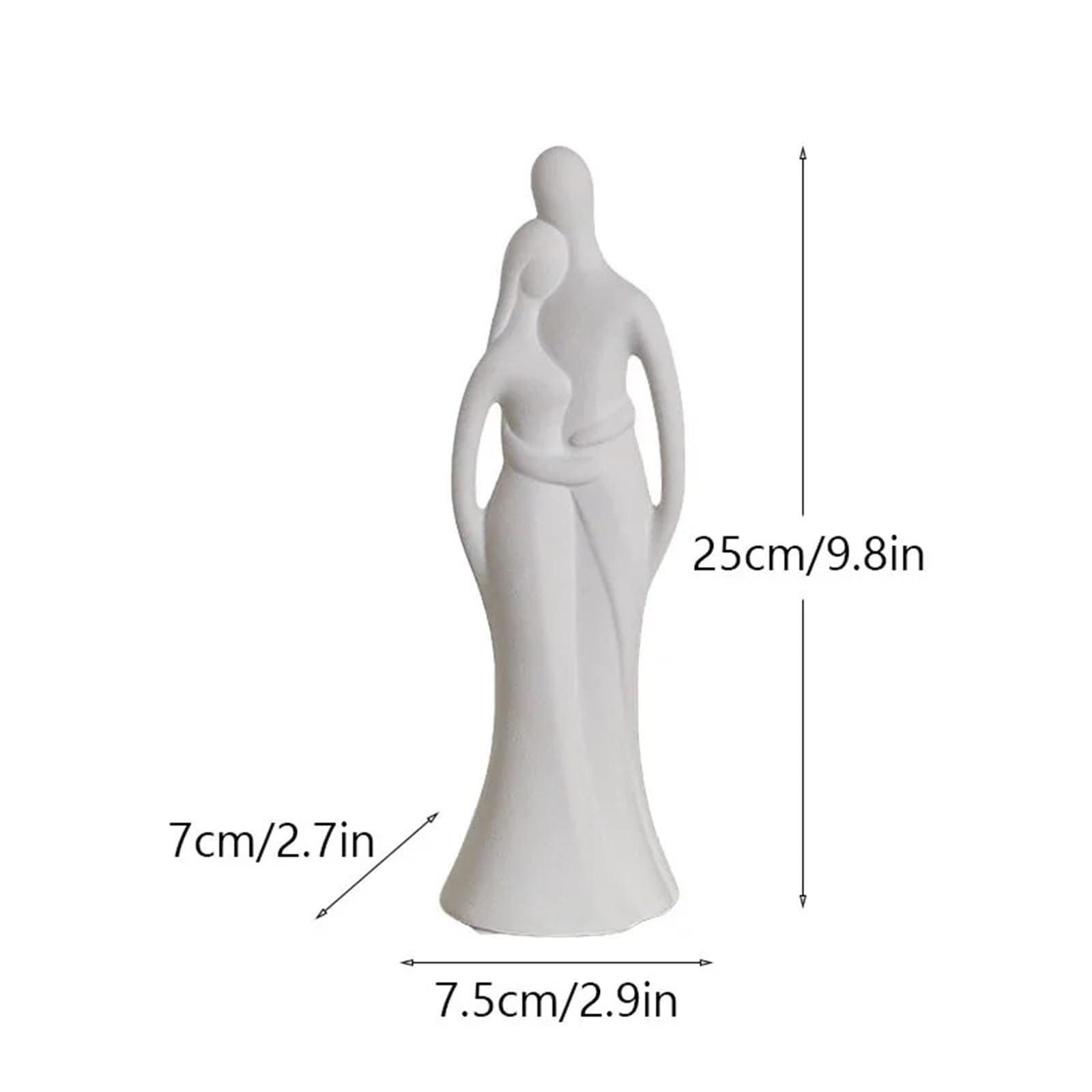 Coppia di sculture in Ceramica, Statue Moderne, sculture romantiche Moderne, Decorazioni per la casa, Statuette, Decorazioni per Matrimoni, Regali per Il Soggiorno, anniversari, proposte di