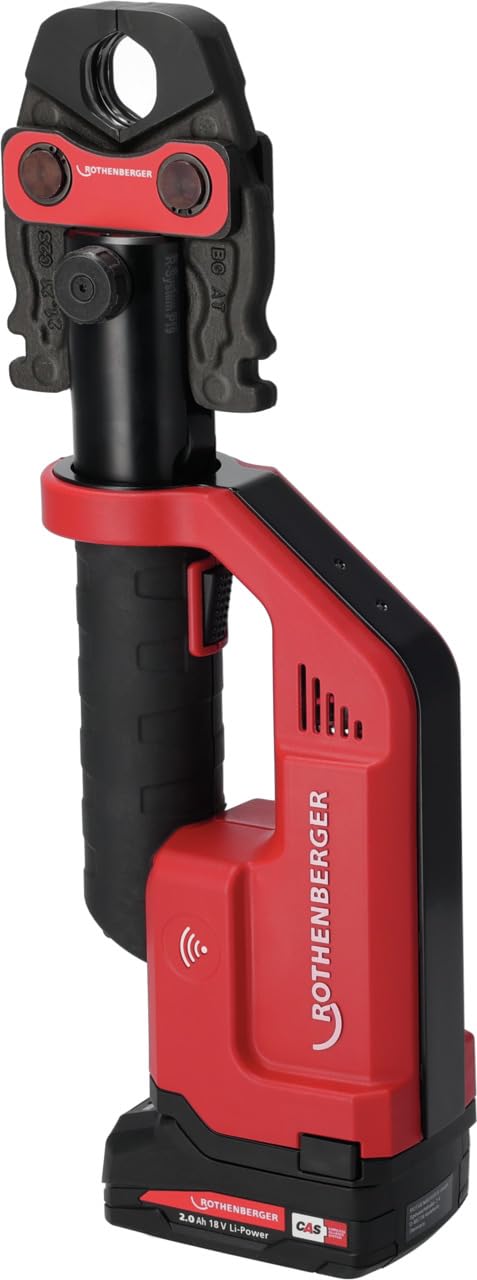 ROTHENBERGER ROMAX COMPACT III Set AMPShare, TH, 16 – 20 – 26 mm, batteria da 2 Ah | 1000004280 | Pressa, Utensile a pressa, Pinza idraulica, elettroidraulica, elettroidraulica, elettroidraulica
