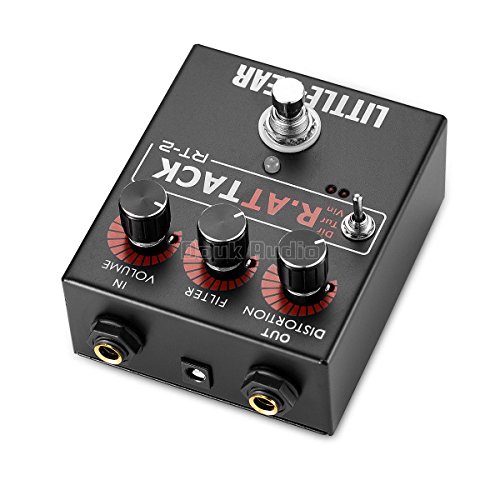 Nobsound Little Bear 3 Rat Tack Guitar Bass Distortion Effector Effect Stomp Box Fuzz Pedal Led #TOP2