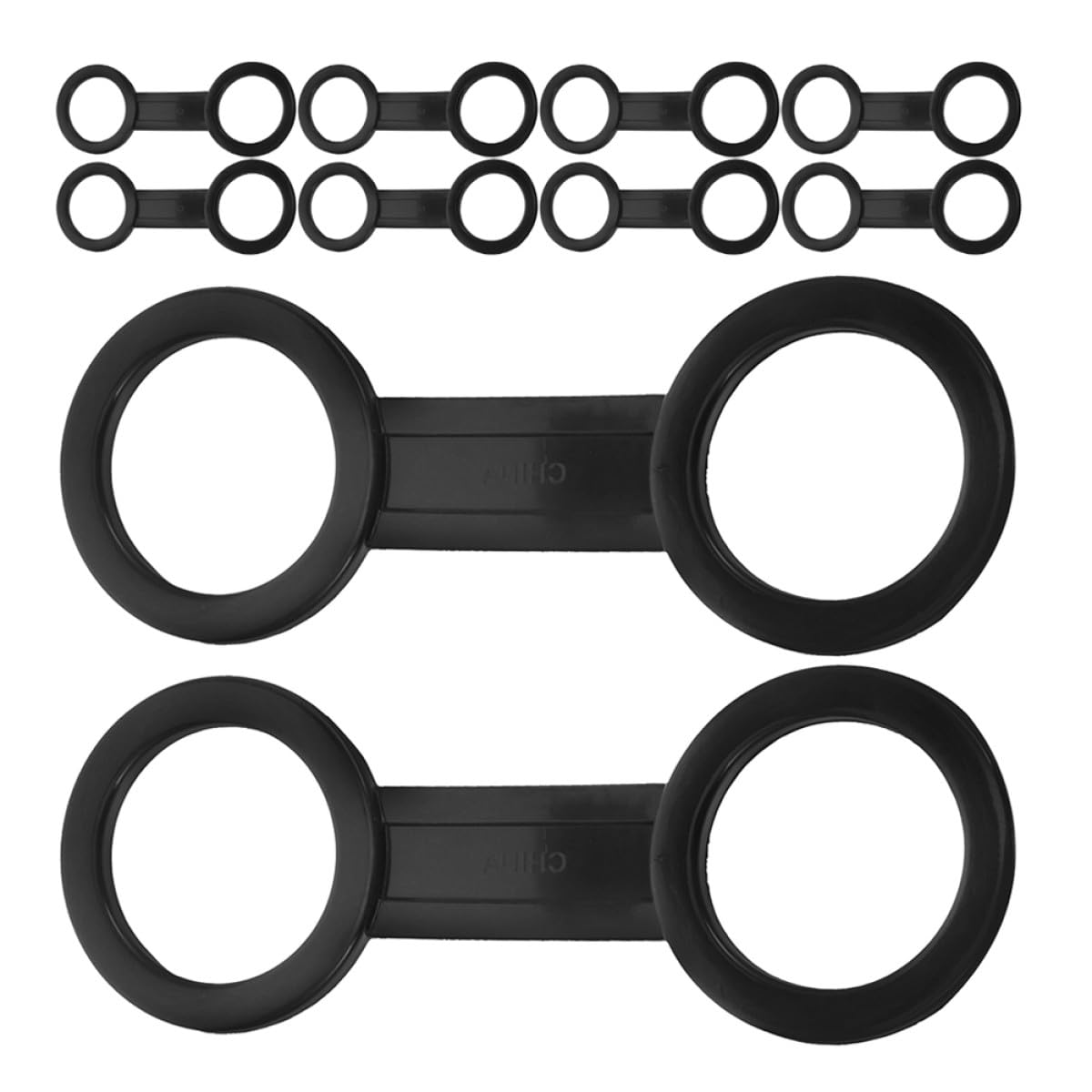 YARNOW Clips de Fijación para Buceo 10 Piezas, Soporte de Silicona para Correa de Máscara de Snorkel, Clip Plástico para Tubo, Accesorios para Equipo de Snorkel, Uso en Deportes