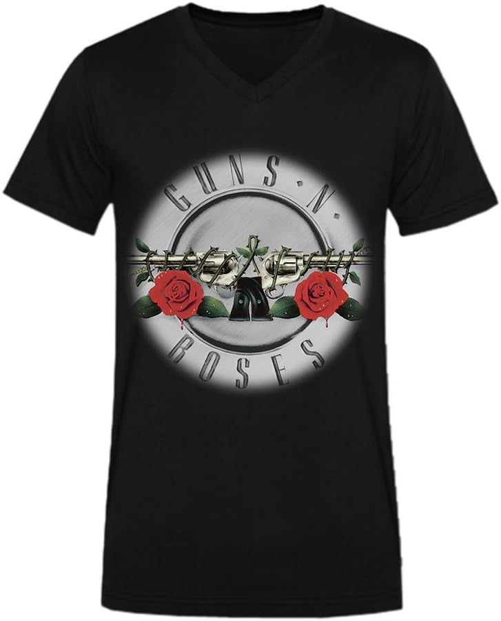 DIYCloTH Men's Greatest Hits Guns N' Roses Short V T-Shirt
