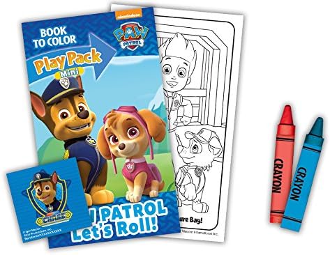 Nickelodeon Bendon Paw Patrol 10 Mini Play Packs, 36 months to 144 months (Pack of 2)