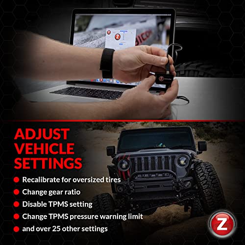 Z Automotive Tazer Mini Programmer | Fits 2018-2026 Jeep Wrangler JL and Gladiator JT | Customize Over 70 Settings | Activates Anti-Theft Pin Lock, Rock Crawl, Winch Mode and More!