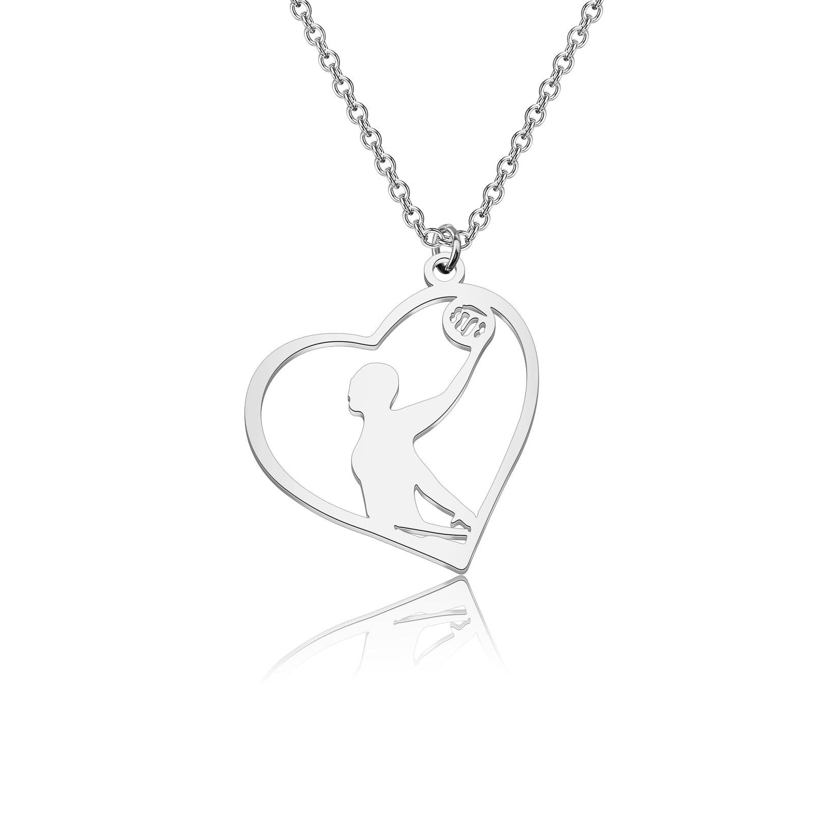 BAUNA Water Polo Necklace - Coach Jewelry Gift for Water Polo Players