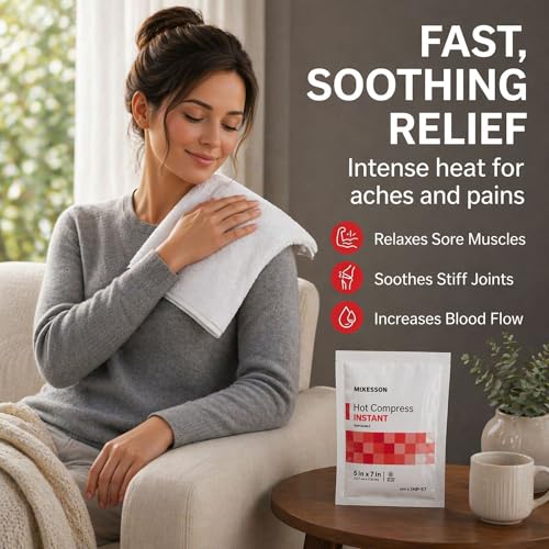 Image of McKesson Instant Hot Packs, Instant Hot Compress, 5 x 7 in | Instant Hot Pack,Sodium Acetate / Water,Disposable,5 X 7 Inch