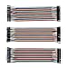 Gikfun 120pcs 20cm 40Pin Dupont Wire Jumper Ribbon Cable 2.54 1P-1P Male-Male/Female-Female/Female-Male for Arduino EK8403