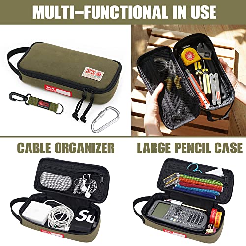Rough Enough Small Tool Pouch Bag Canvas Large Pencil Case Box For Boys Men Edc Organizer Storage For School Art Supplies With Zipper Handle #TOP5