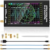 【Powerful Function】Handheld Vector Network Analyzer using 4.3-inch IPS TFT LCD screen, with a larger view angle and can be seen clearly in strong outdoor light.which can measure S-parameter, voltage standing wave ratio SWR, phase map, group delay, Sm...