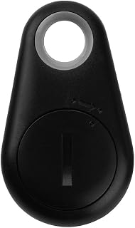 Weite dispositivo antifurto alarme remoto Bluetooth rastreador GPS criança bolsa carteira para animal de estimação chaveiro caixa de telefone (preto)