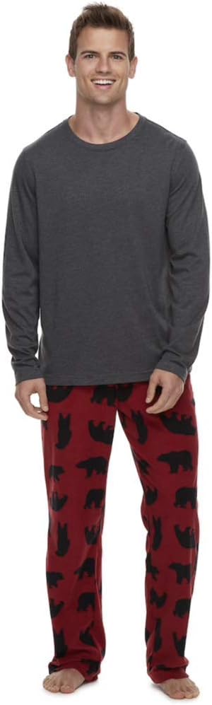 Kohl's Men's Sleep Top & Microfleece Sleep Pants Set
