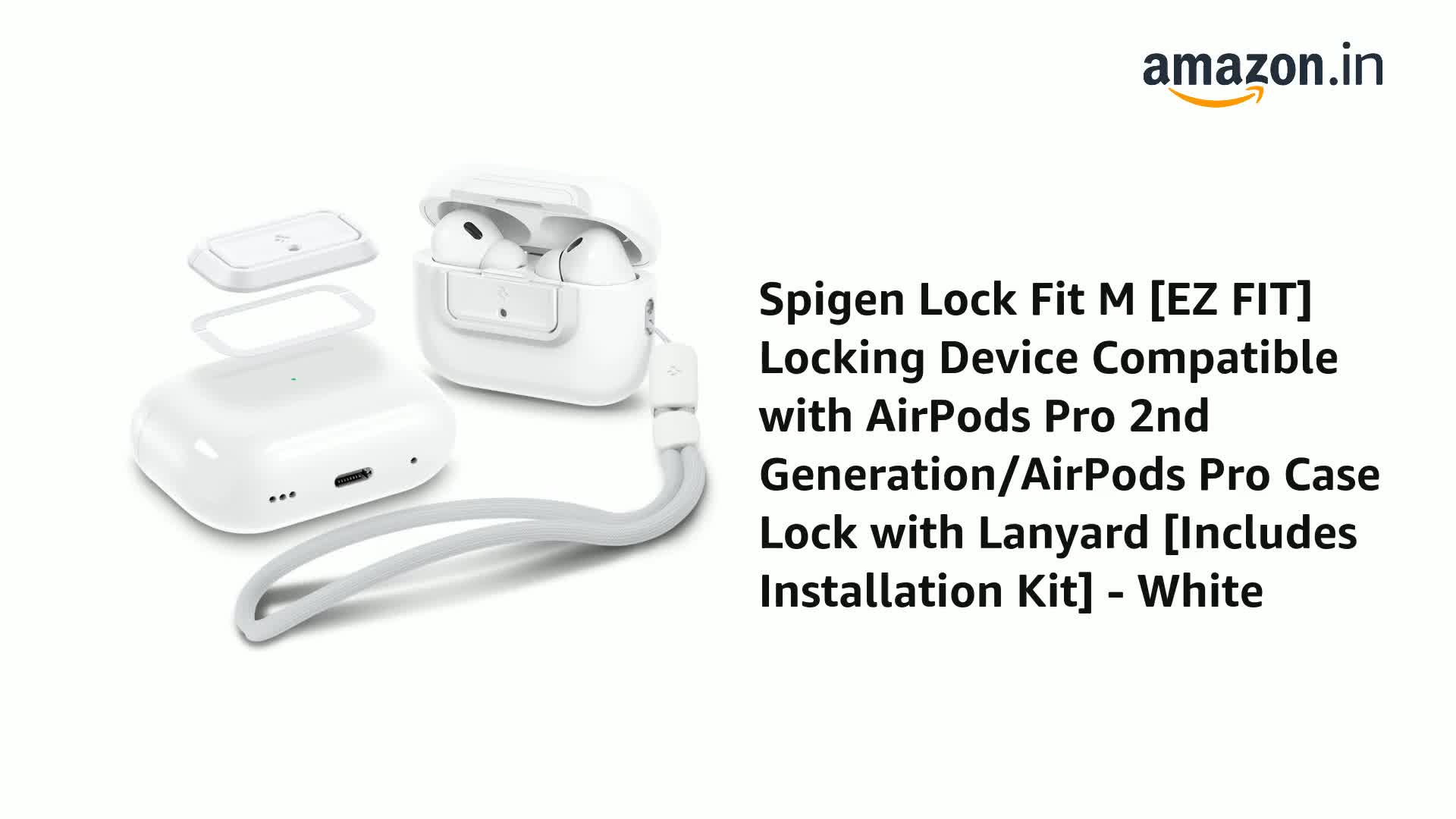 Spigen Lock Fit M EZ FIT Locking Tool for AirPods Pro 2nd Gen/Pro