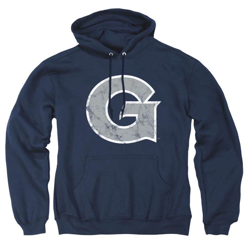 LOGOVISION Official Collegiate Distressed Primary Logo Adult Pullover Hoodie Collection — view 493
