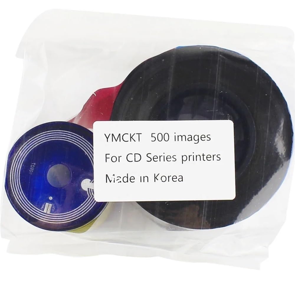 535000-003 Kit nastro YMCKT adatto for stampante for schede serie Datacard CP/CD, inclusa scheda di pulizia e rullo