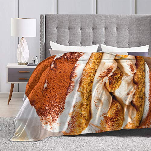 Arnovic Tiramisu Flannel Throw Soft Blanket For Couch Sofa Home Decor Blankets For Couch, Bed, Sofa Luxurious Warm And Cozy For All Seasons 50X40 Inch For Child #TOP4