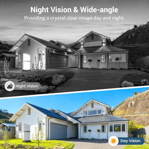 1080P Wireless Dome Security Camera, Rechargeable Battery Powered, 2-Way Audio, Night Vision, AI Human Detection, Cloud - Additional View