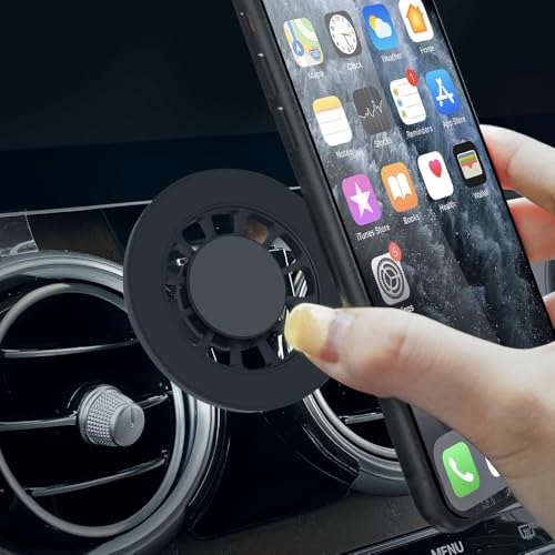 BEERTE Fits MagSafe Car Mount Fit for Mercedes Benz C-Class 2016-2022, GLC-Class 2016-2023 [Upgraded Magnets] Magnetic Phone Holder for Car Fit for iPhone 17 16 15 14 13 Series MagSafe Case All Phones