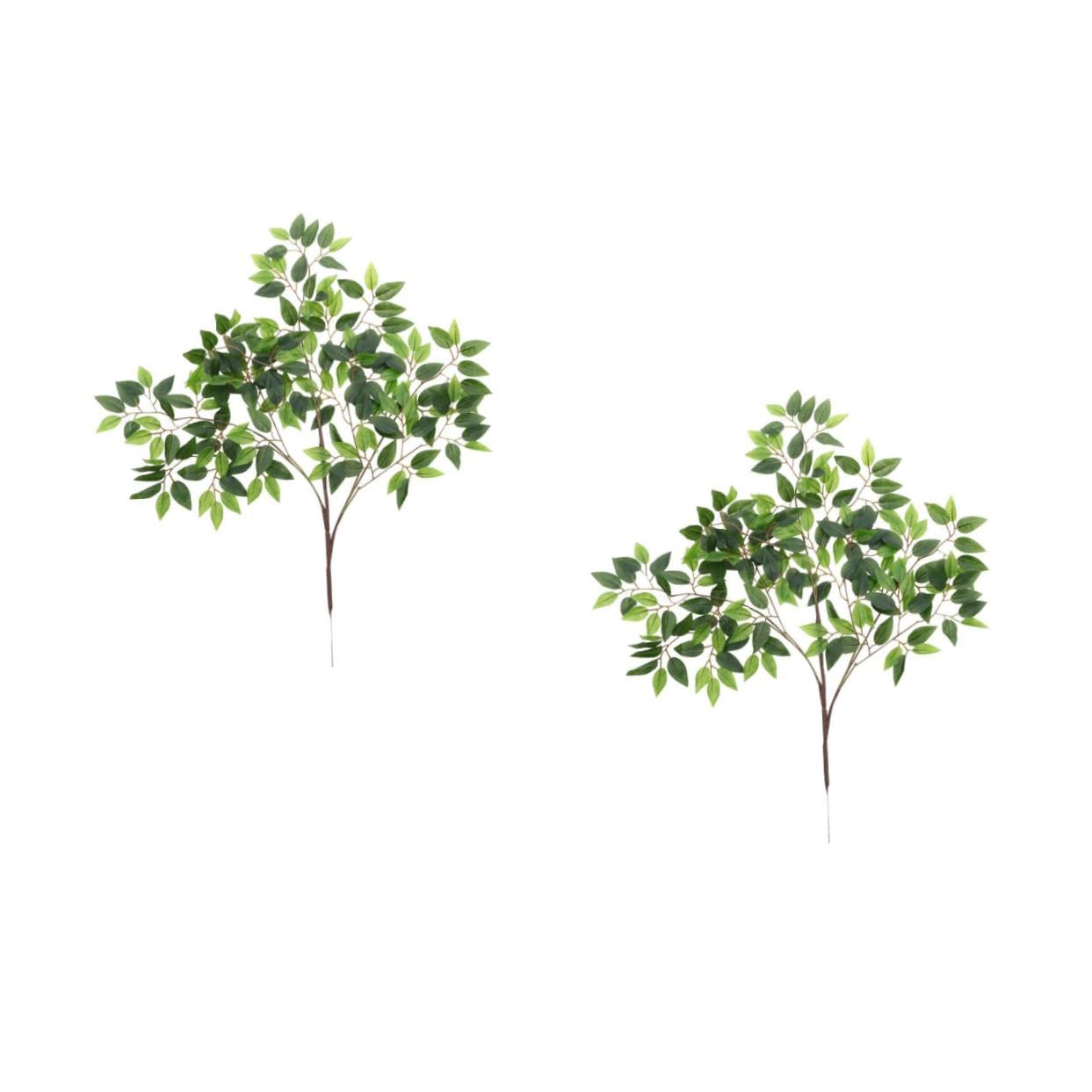 balacoo 2pcs Reptile Box Decor Lifelike Leaves Reptile Simulation Plants Fake Rattan 12in Safe Environment Fun Hiding Spots Ideal for Crabs