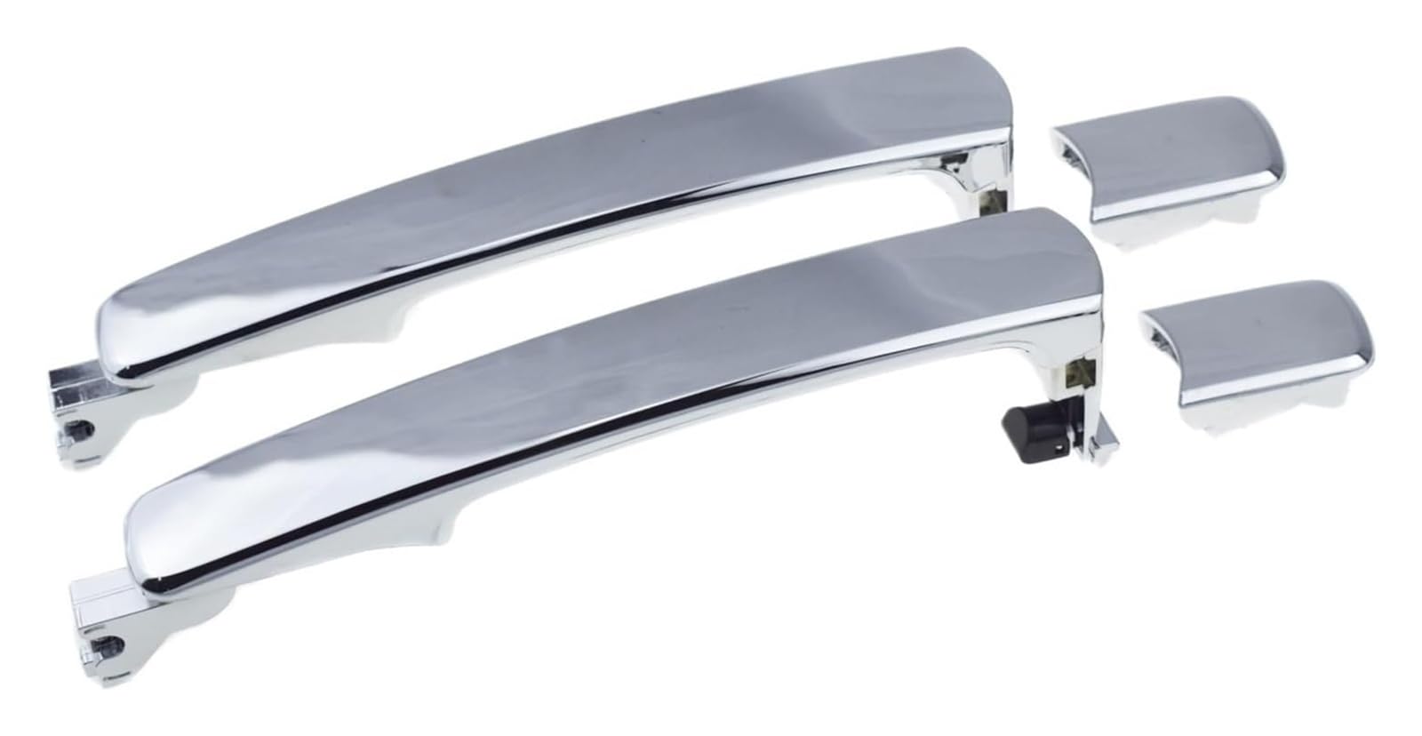 LSDSAAZA Sliding Exterior Handle for Nissan for Rogue Murano Car Door Handle Repair 2 Pcs Exterior Outside Front Rear Left Right(Chrome Rear Lh Rh)