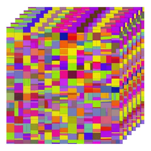 Servilletas de Tela Multicolor Set x6 50.5x50.5 cm miniatura 1