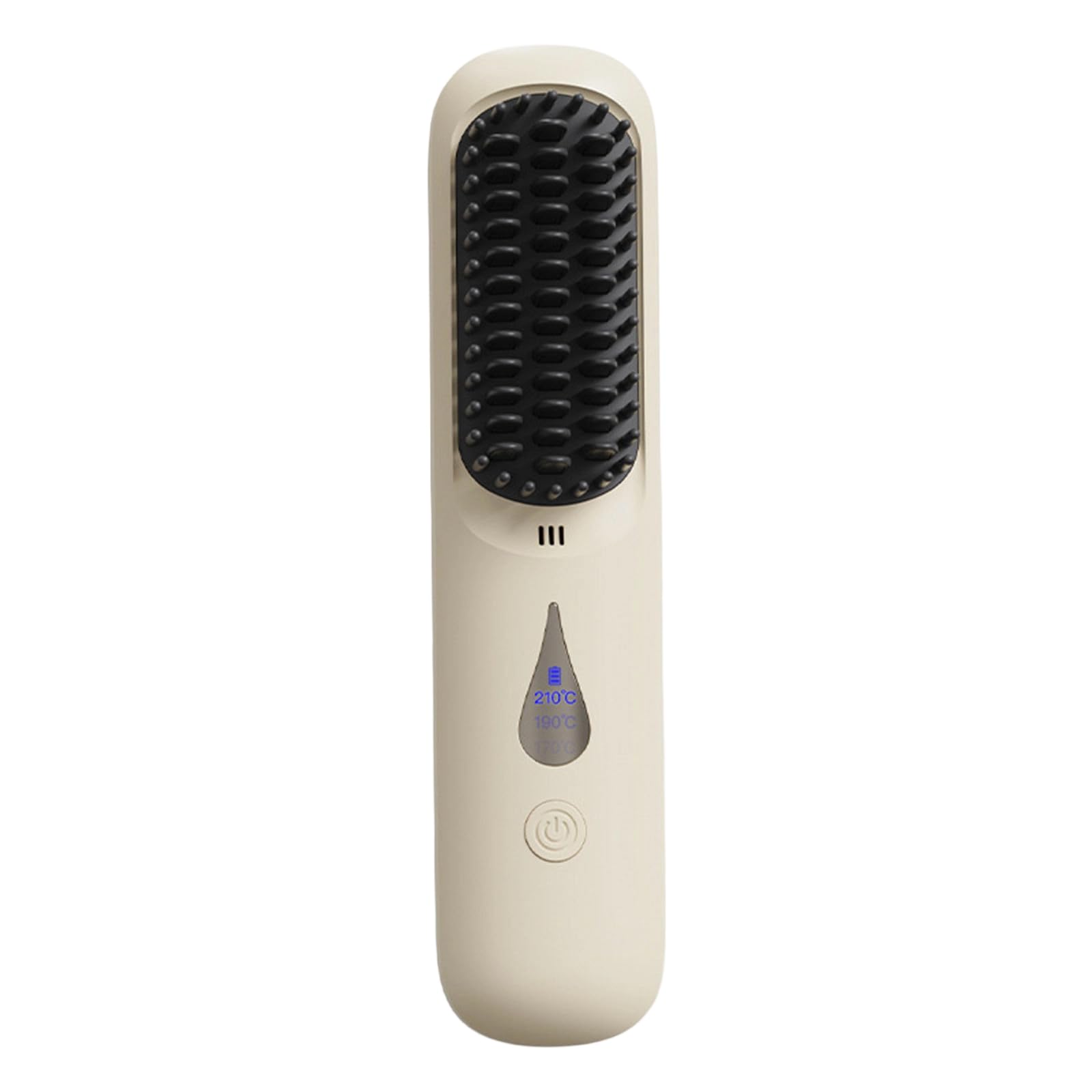 Lisseur brosse à cheveux rechargeable pour discipliner les frisottis sans abîmer les pointes