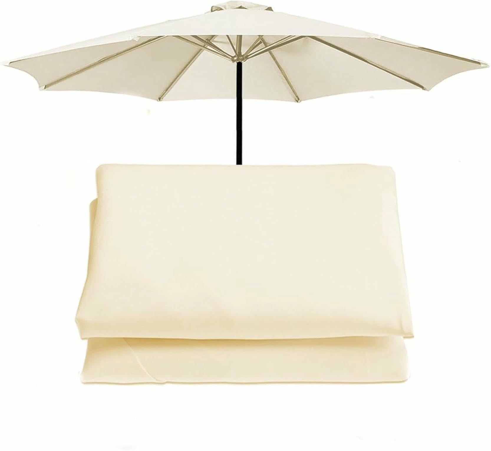 Strapazierfähige, wasserdichte Schirmhülle für 6/8 Rippen, UV50+, Baldachin, passend für 300/270/200 cm Standard- und freitragende Regenschirme, Grasgrün, Outdoor-Schutz