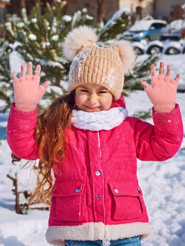 Image of Geyoga 6 Pairs Kids Fingerless Gloves