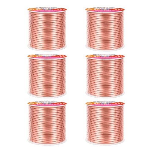 Image of Mandala Crafts 12 Gauge Rose Gold Tone Combo Anodized Aluminum Craft Wire | 276 FT, Colored, Flexible, Bendable for Bonsai Armature Sculpting Wire Wrapping Jewelry Making, Weather & Tarnish Resistant