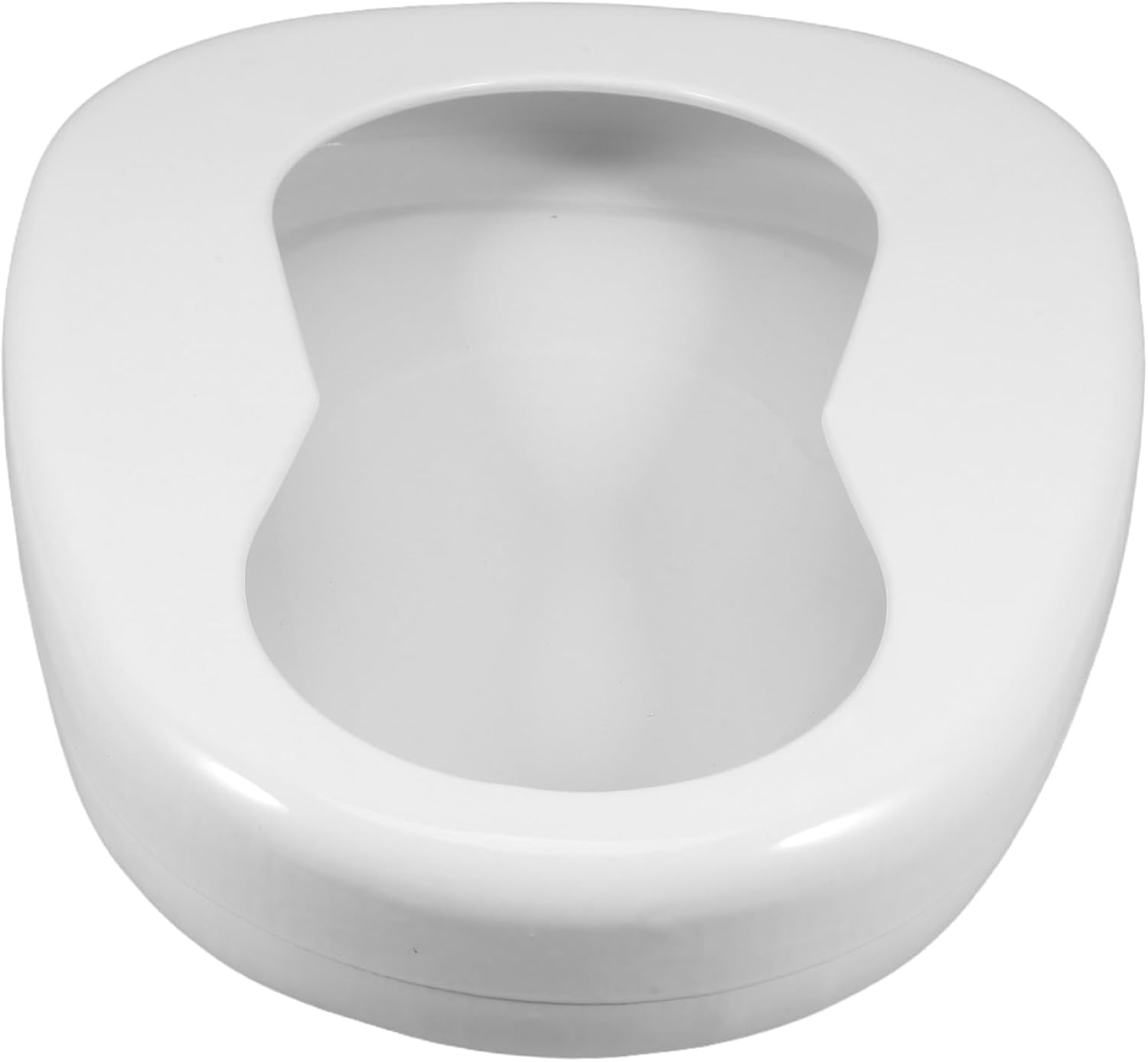 Gatuida Portable Enamel Bedpan for Bedridden Patients Leak Design for Seniors and Disabled Individuals Bedside Toilet Seat for Men and Women Nursing Use
