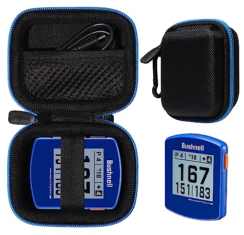 Image of Golf GPS Case for Bushnell Phantom 3 Handheld Golf GPS, Phantom 2, Phantom Golf GPS, Neo Ghost Golf GPS, Garmin 010-01959-00 Approach G10, & Other Handheld GPS, More Room for Cable and Others