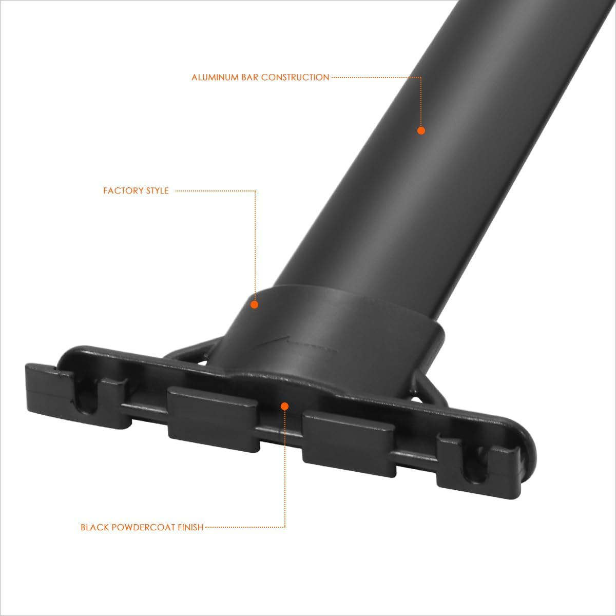 2Pcs Aluminum Top Roof Racks Cross Bars Cargo Luggage Carrier Compatible with 10-15 Lexus RX350 RX450H,Black