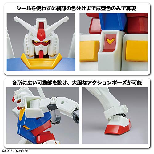 GUNDAM - EG 1/144 RX-78-2 Gundam - Model Kit miniatura 7