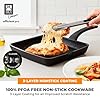 BRA COOKWARE Efficient Pro Nonstick Grill Pan | 11x11 Inch Aluminum Ribbed Skillet | 3-Layer Scratch Resistant Coating Frypan | PFOA Free | All Cooktops Compatible Grilling Pan | HeatResistant Handle #4