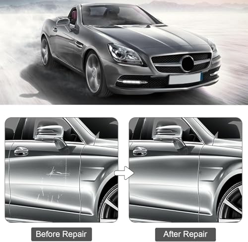 Image of Car Scratch Remover Touch Up Paint Pen Automotive Car Paint Pen 2 In 1 Car Paint Scratch Repair for Deep Scratches Special-Purpose Car Paint (Grey)