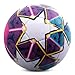Hy-Pro UEFA Champions League Star Soccer Ball Size 5 – Official UCL Soccerball, Durable Training & Match Play for Kids & Adults