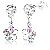 🌸【Geschenk Wahl】 Unsere Sterling Silber Ohrstecker sind durch eine schöne Samtbeutel verpackt. Bunte und niedliche Sache immer machen die Menschen glücklich! Jetzt können Sie sich selbst oder den geliebten Menschen ein durchdachtes Schmuckgeschenk für Geburtstage, Feiertage, Abschlussfeiern, Weihnachten, etc. machen.