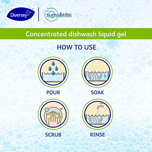 Image of Diversey Sumabrite M Dishwash Gel 500ml (Pack of 3)