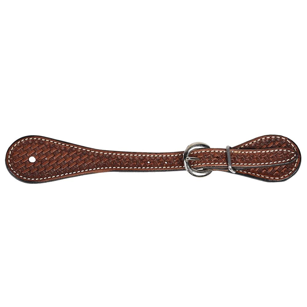 Sangle d'éperon droite homme cuir accessoire botte équitation - 2