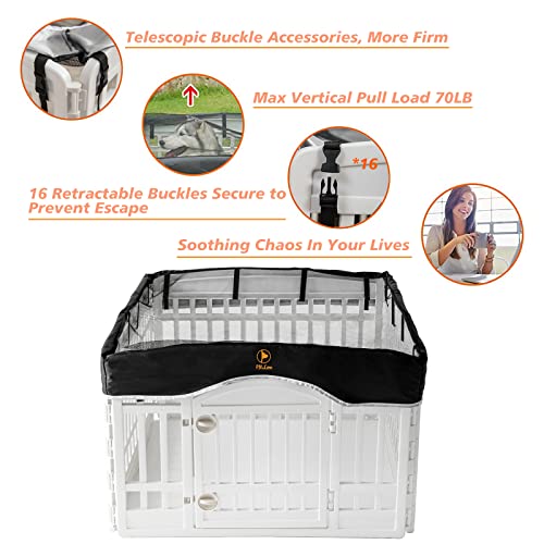 PJYuCien Capa Superior de Malha para Cercadinho para Cães, Cabe Em 36